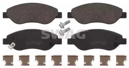 40 91 6698 SWAG Комплект тормозных колодок, дисковый тормоз 40 91 6698 SWAG Комплект тормозных колодок, дисковый тормоз